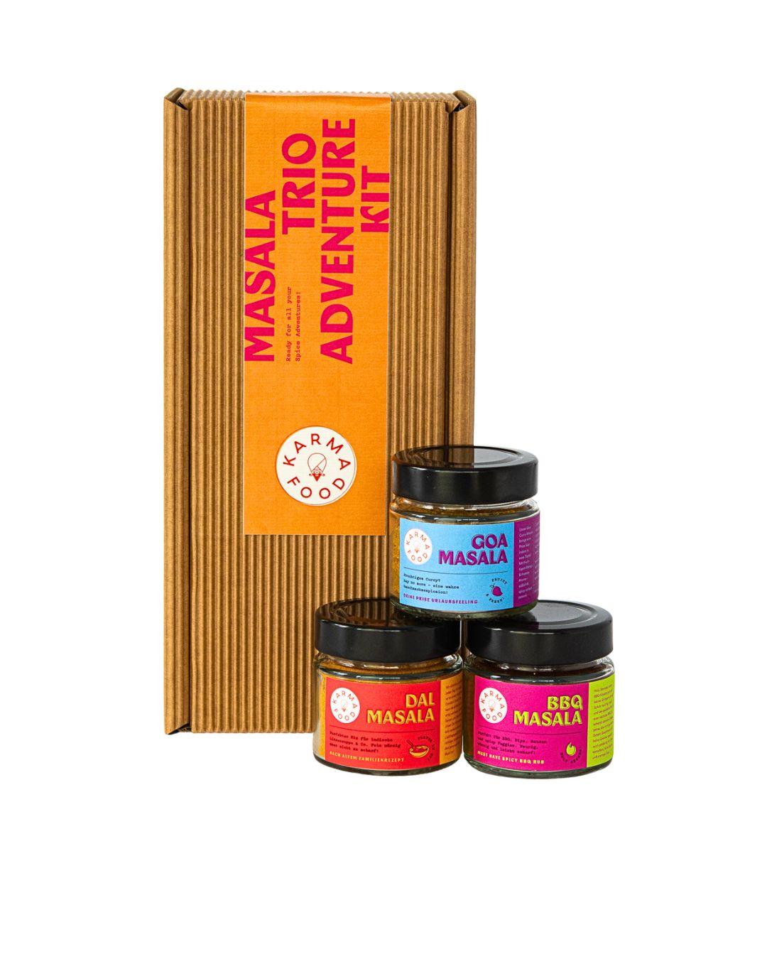 Masala Trio Adventure Kit – Goa, Dal & BBQ Masala als Geschenkset