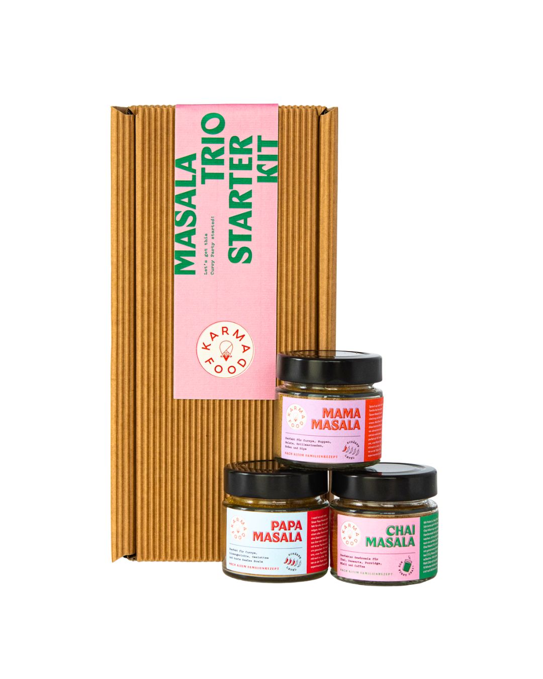 Masala Trio Starter Set – Mama, Papa & Chai Masala als Probierpaket